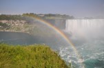 Rainbow in front of Niagara Falls