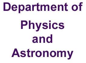 Department of Physics and Astronomy